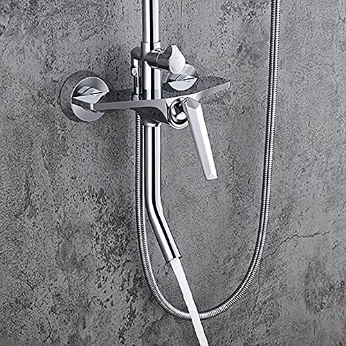 Système de douche en laiton pour cabine de douche et baignoire combo