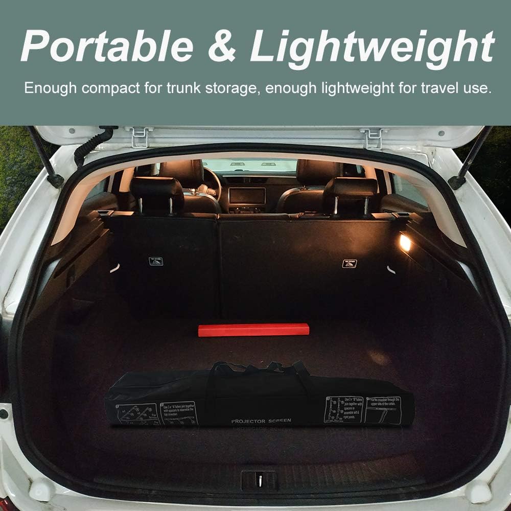 Discount 80% Abdtech Portable Outdoor Movie Screen, 120 inch 3D Projector Screen Frame Foldable Movie Screen for Projectors Enjoy Outdoor Film Movie Night with Carrying Bag for Indoor Outdoor Home Theater Camping Discount 90% Abdtech Portable Outdoor Movie Screen, 120 inch 3D Projector Screen Frame Foldable Movie Screen for Projectors Enjoy Outdoor Film Movie Night with Carrying Bag for Indoor Outdoor Home Theater Camping