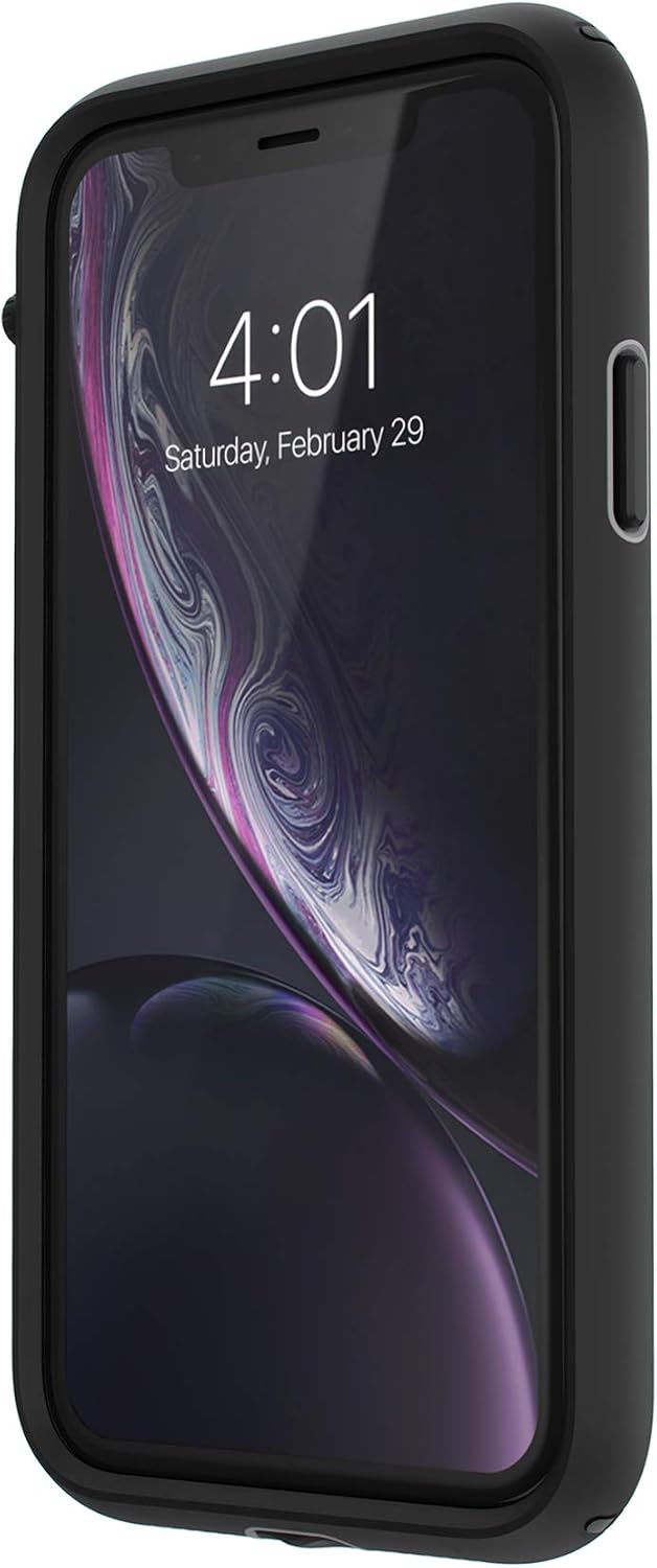 Speck Products Compatible Phone Case for Apple iPhone Xs Max, Presidio Sport Case, Black/Gunmetal Grey/Black