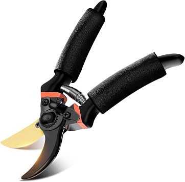 Pruning Shears Recommended by 2025 Popular Gardeners, Pruning Shears, SK5 High Carbon Steel, Aluminum Alloy, 5 Times Durability, Gardening Scissors, Rust-resistant, Easy to Grip, Fruit Trees, Garden Trees, Bonsai, Garden Work, Gardening, Decorative Plants