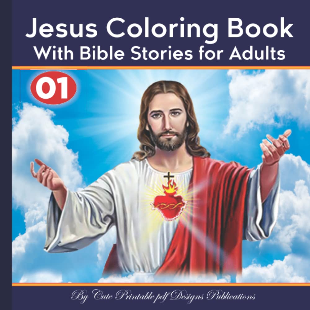 Jesus Coloring Book For Adults