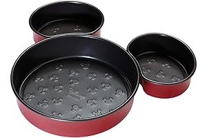 PRESTIGE New Disney Bake with Minnie Mouse 3 Piece Minnie Head Cake...