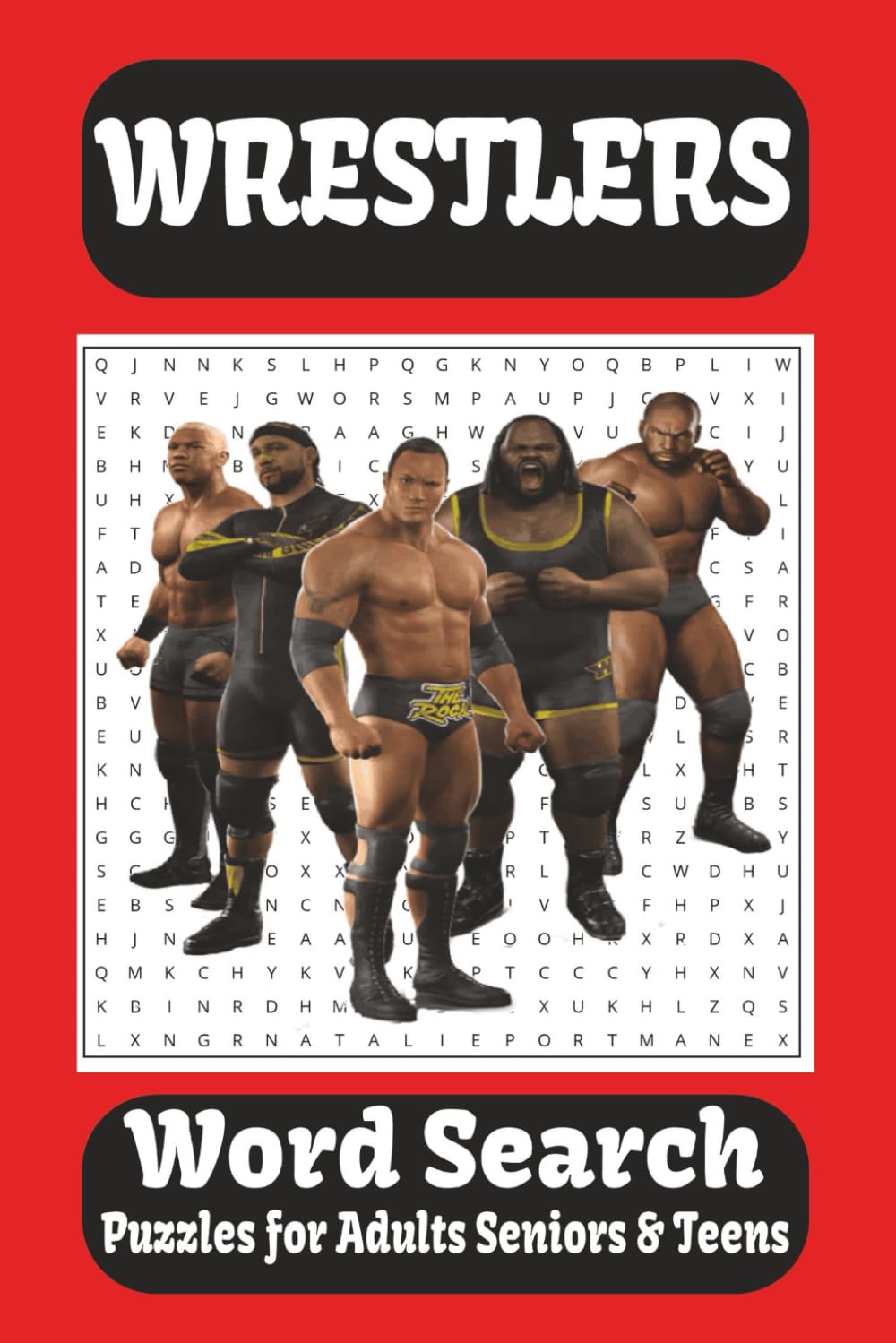 WRESTLERS WORD SEARCH PUZZLES BOOK: Word Searches with Easy to Read Print about Wrestlers | 6 x 9 Inches, 110 Pages 55 Puzzles... Gifts for Vacations,