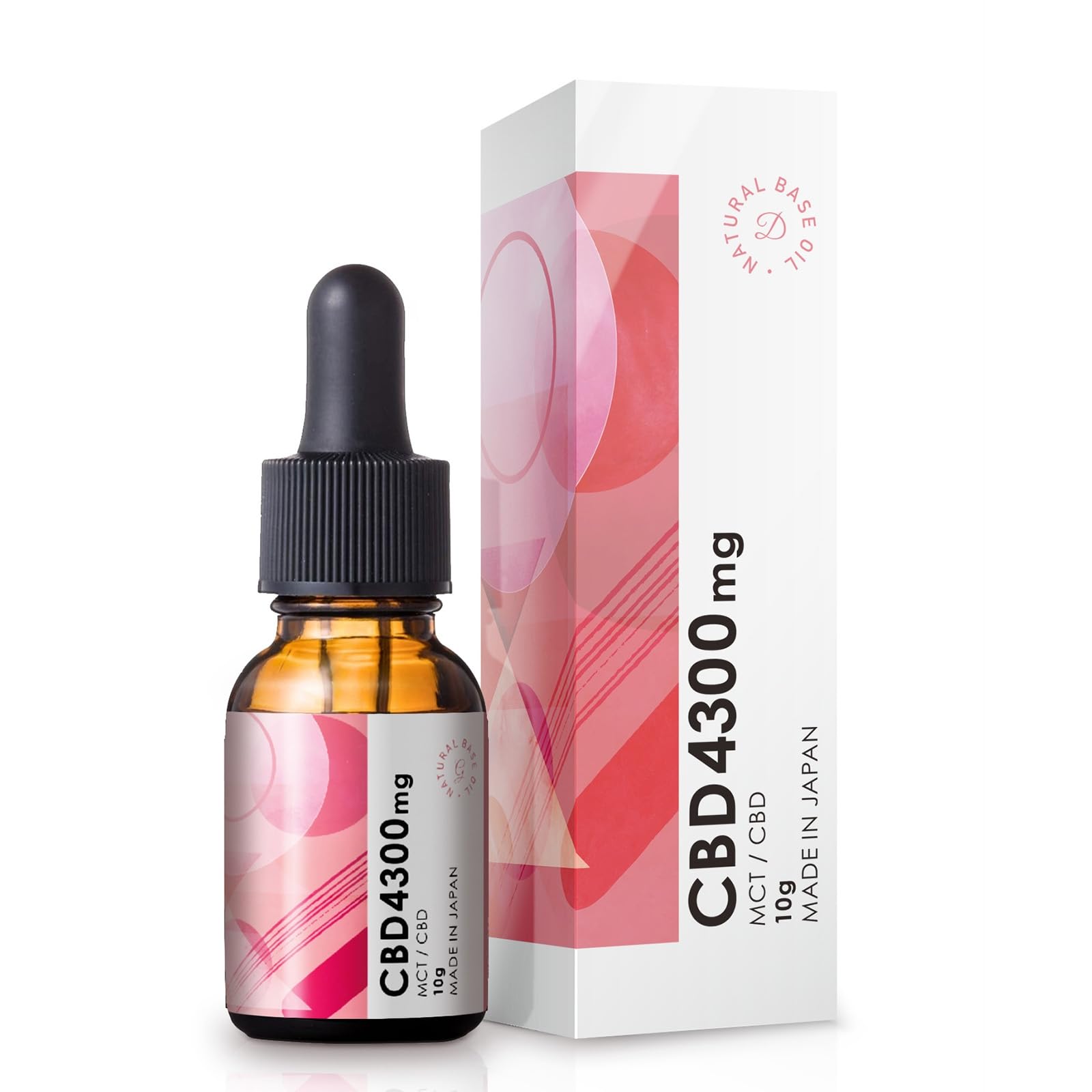 Amazon.co.jp: CBDオイル 高濃度43％ 4300mg 10g 日本製 国内製造