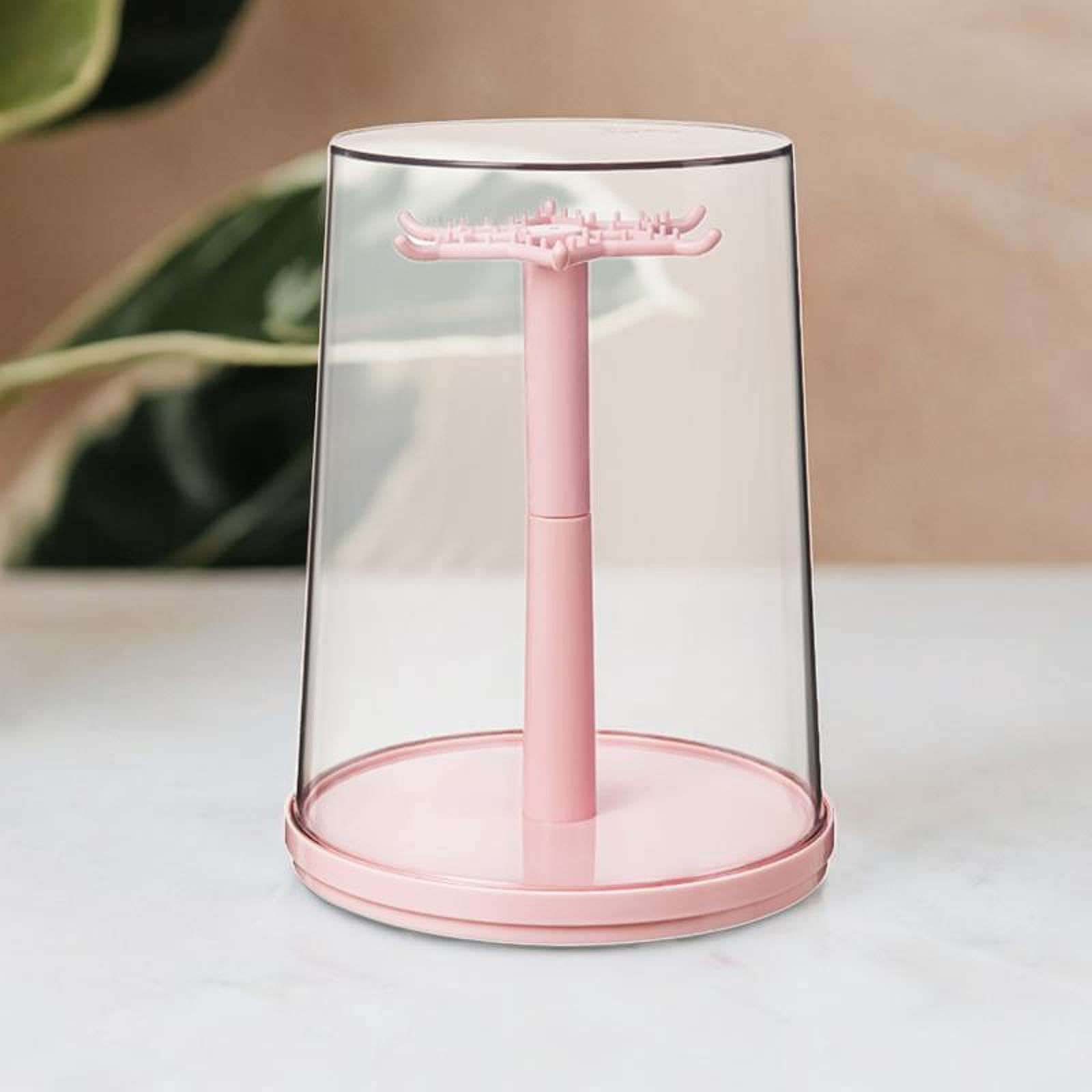 Espositore girevole a 360° per bambole, in polipropilene di alta qualità, per mini giocattoli, statuette e organizer per gioielli (22 x 29 cm)