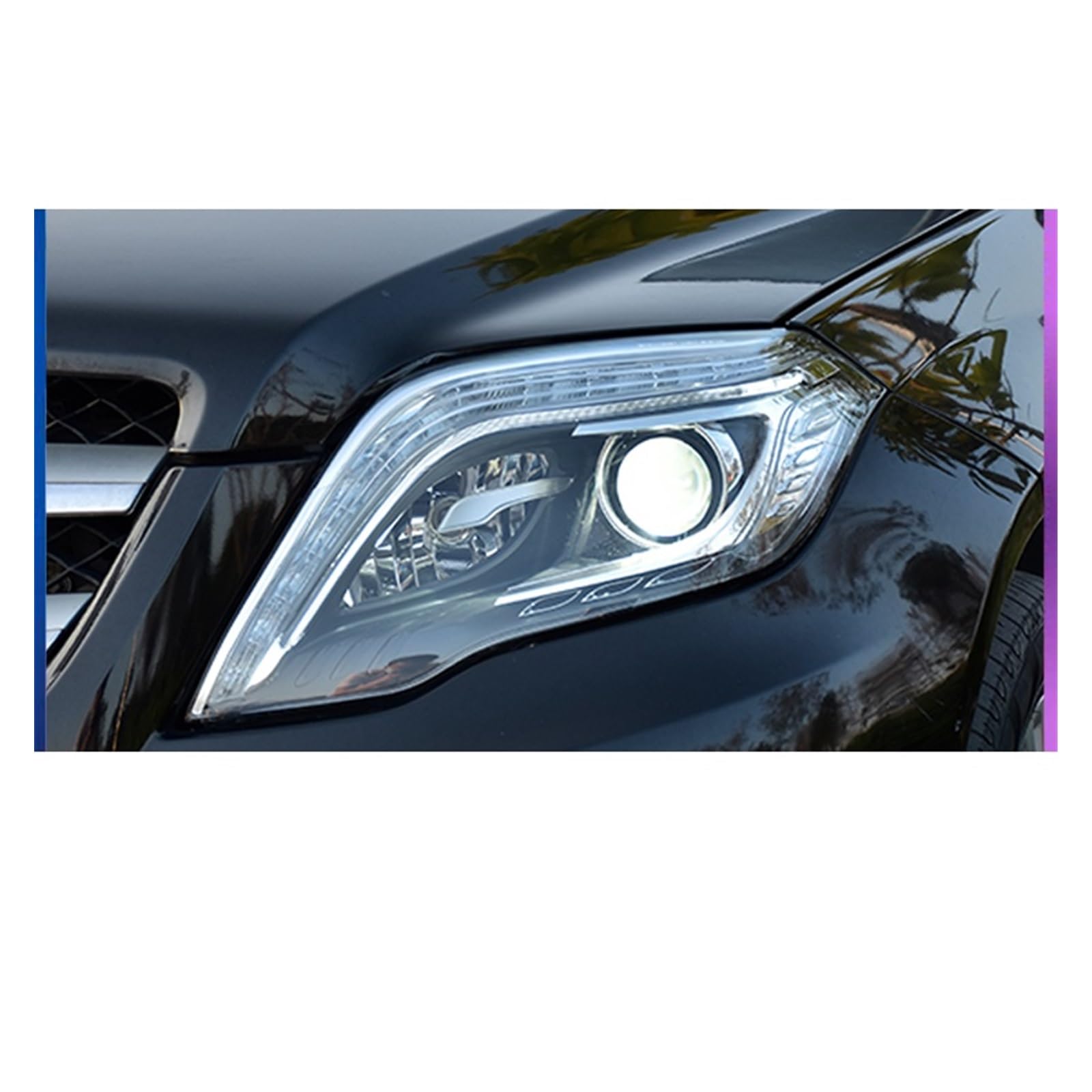 Faro Anteriore per Benz GLK GLK200 GLK260 GLK300 2013-2015, configurazione modificata, DRL (anabbaglianti).