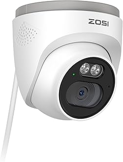 ZOSI 4MP UHD Add-on PoE Security CCTV Camera with Audio, Outdoor Indoor Home Surveillance Camera with AI Human Detection, 100ft IR Night Vision, IP66 Weatherproof, Only Work with our PoE NVR System