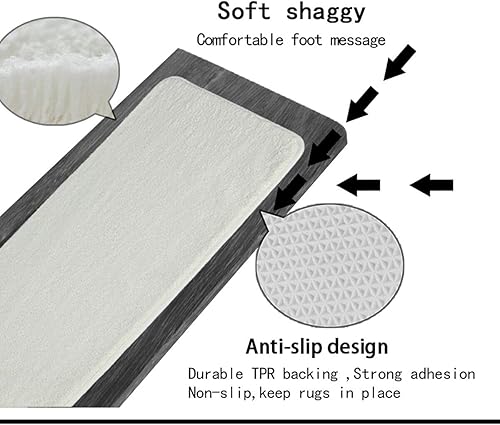 Miniatura 7 de Alfombra de baño antideslizante, diseño de dibujos animados de hipopótamo, bonito patrón de estanque de animales salvajes, alfombra de baño de forro