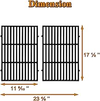 Vista 2 de Rejillas de hierro fundido 7527 65906 7525 7526 7639 7638 para Weber Spirit E-310 E-320 S-310 300 series Spirit II E-310 SP320 Spirit 700 Genesis