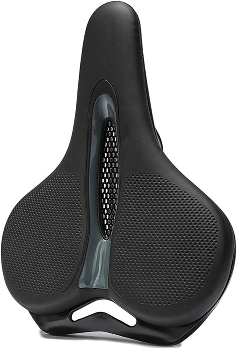 MTB Bike Saddle Breathable Big Butt Cushion Leather Surface Seat Mountain Bicycle Shock Absorbing Hollow Cushion