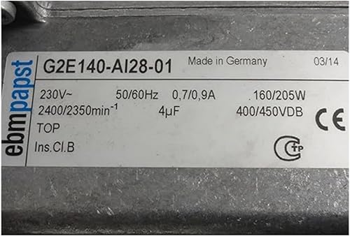 G2E140-AI28-01 230V 0.7A 160W 2400RPM Cooling Fan