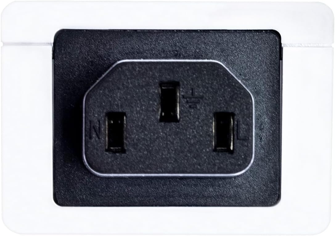 iFi SilentPower | DC Blocker+ | Connecteur IEC, Bloque Tout décalage CC, améliore la qualité de l'électricité CA pour Vos Aystems Audio et AV, élimine Le bourdonnement du transformateur.
