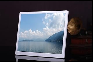 15 in HD Digital Photo Frame Electronic Photo Album Promotional Display Machine for Advertising Retail Stores Home(White)