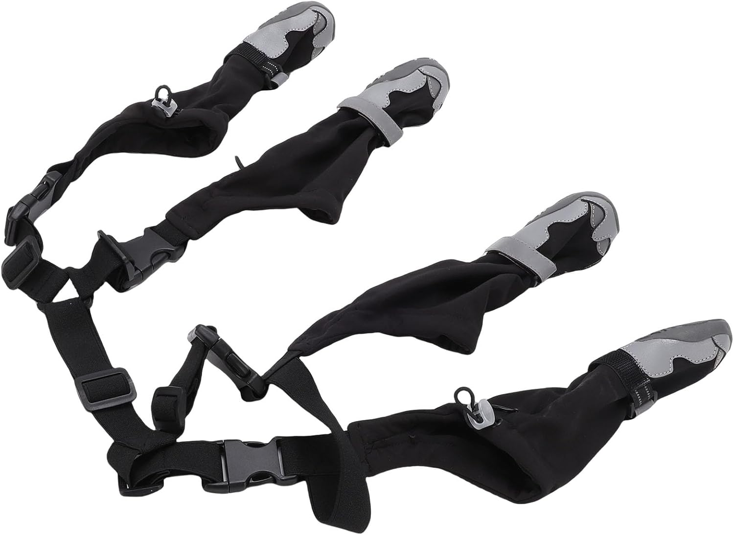 Dog Suspender Booties Anti Slip Protector, Adjustable Straps Dog Boots, Leggings Booties with Durable Design, Ideal for Small, Medium & Large Dogs for Outdoor Walking, Rain, Snow (4:L)