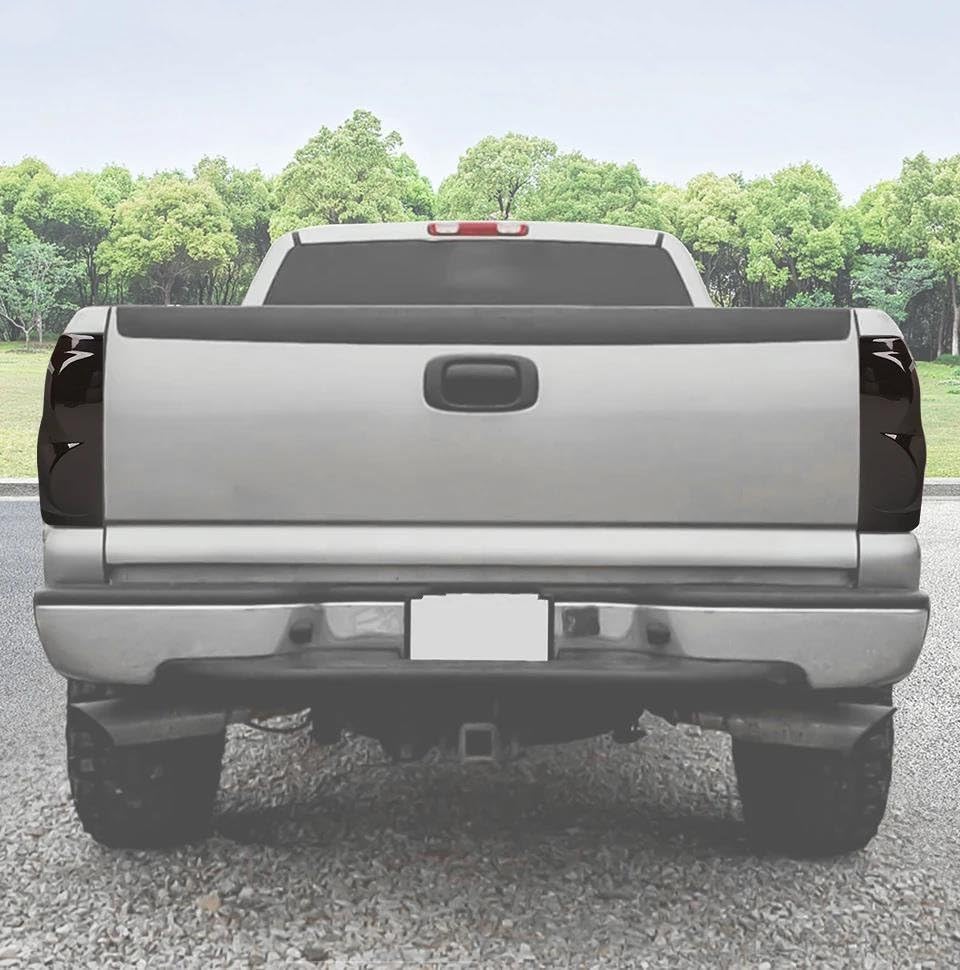 Funda luz trasera para Chevy Silverado 2003-2006 moldura cromada exterior de ajuste perfecto 4