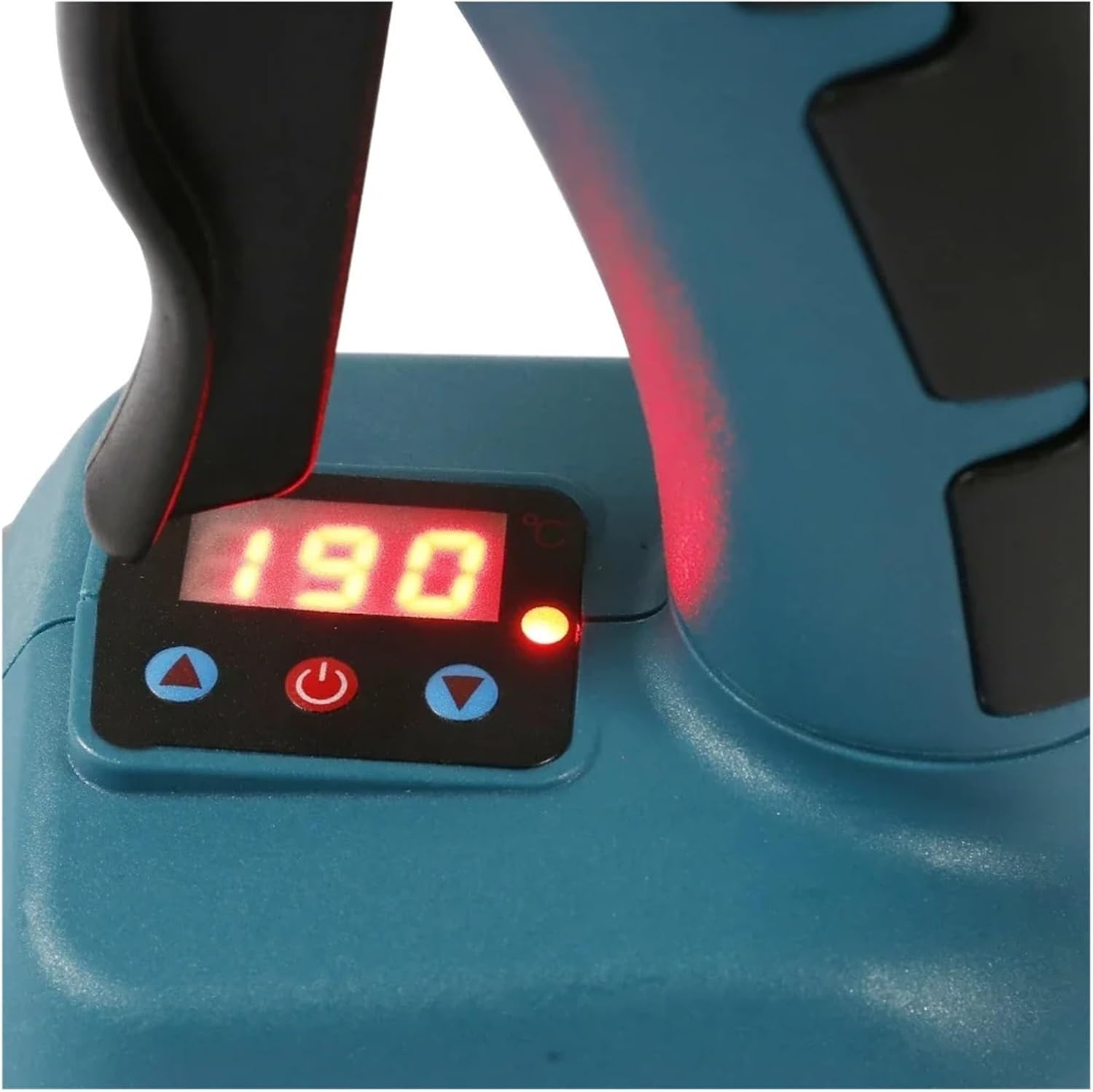 Household DIY Cordless Electric Hot Melt Glue Gun for Welding Hot Air Gun Digital Display 11mm Glue Sticks for DIY Craft Projects and Home Quick Repairs