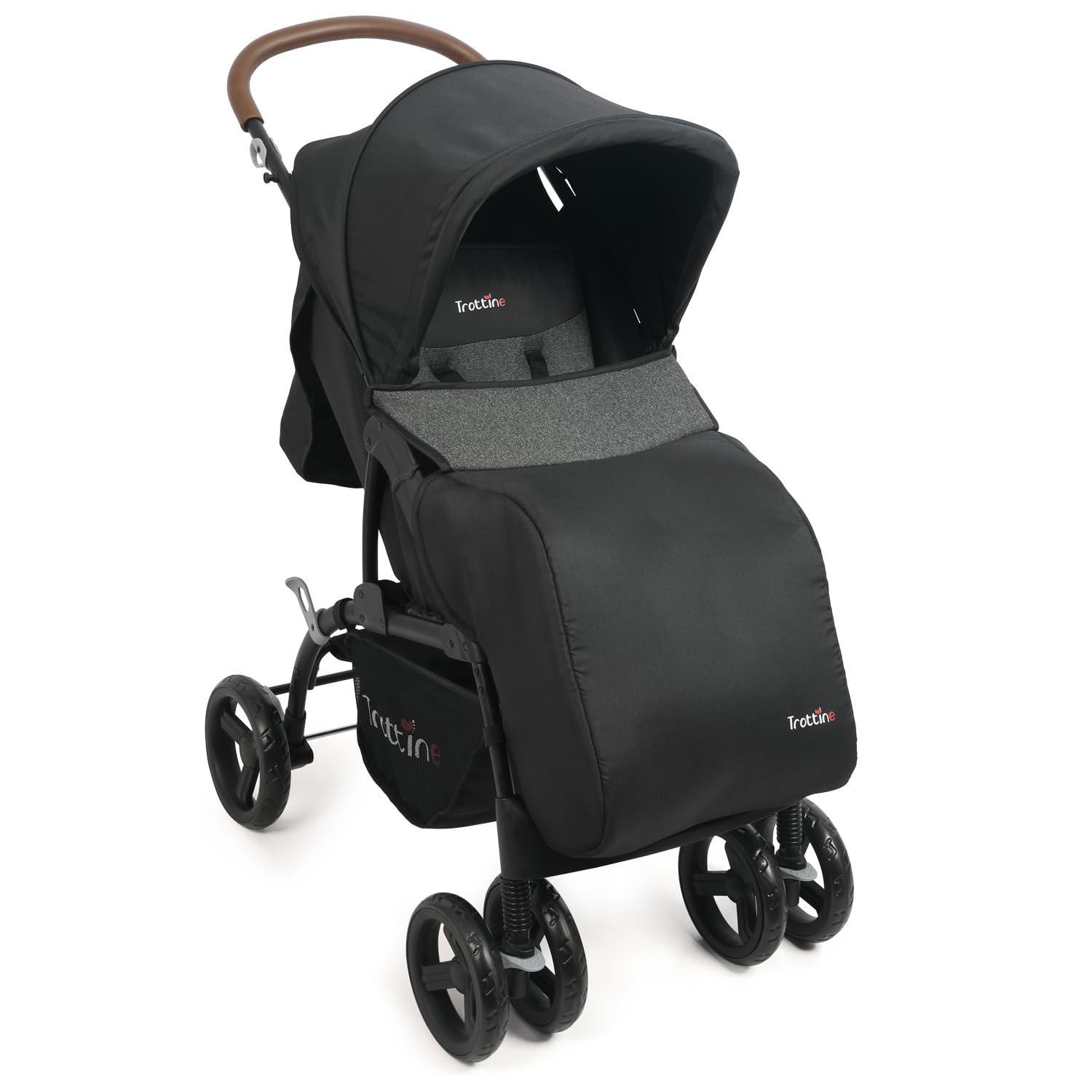 TS CASSIOPE LX Travel System Duo 2-en-1 : Poussette Compacte Longue Durée Naissance-4 ans/22kg, avec Habillage Pluie, Finitions Luxe, Combinée à un Siège Auto Bébé R129 40-83 cm/13 kg– Silver
