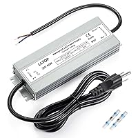 Vista 8 de Controlador LED de 150 vatios 100-264 V CA a 24 V CC 6.25 A fuente de alimentación impermeable transformador de bajo voltaje convertidor ultrafino
