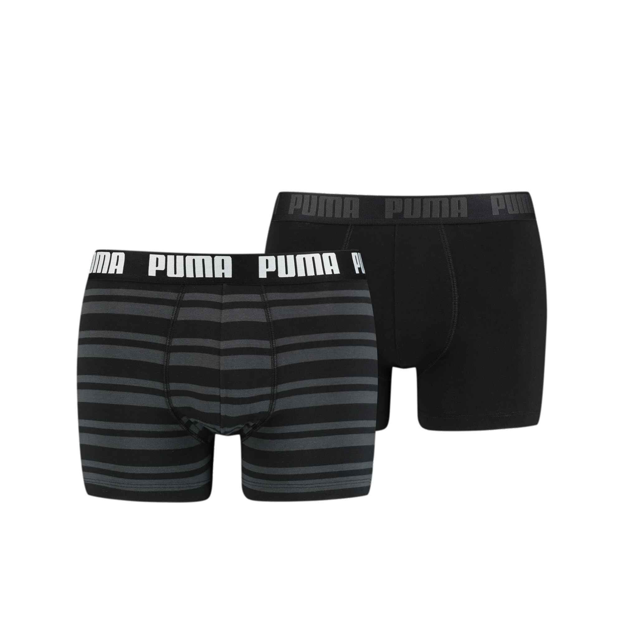 PUMA Men's BOXER, Black, M (pack of 2)