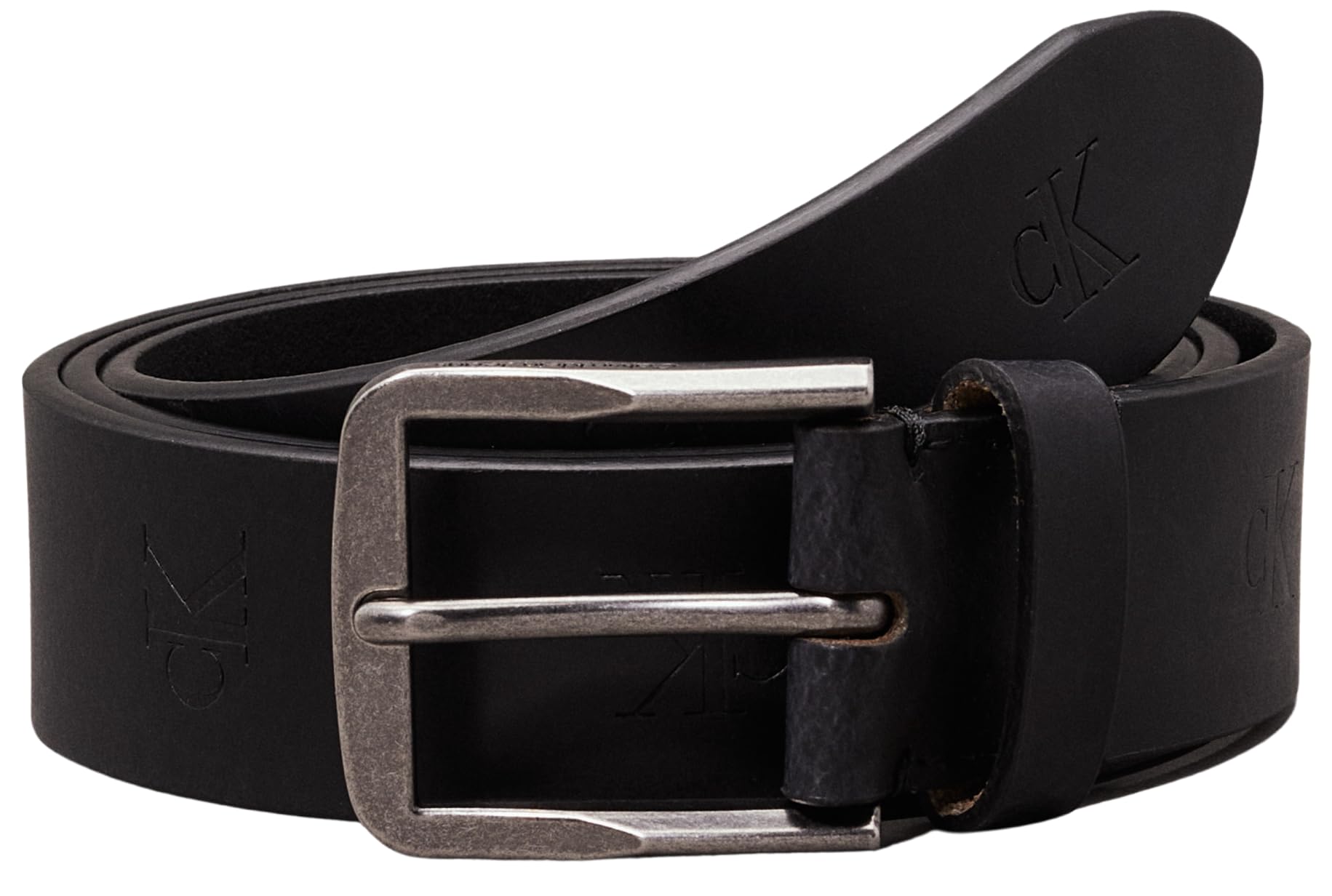 Calvin Klein Herren Classic Flat Lthr Belt 35mm Aop K50k511518 Fester Gürtel