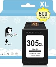 Penguin 305XL Cartridge for HP 305 XL Black Printer DeskJet 2820e 2800e 2822e 2821e 2823e 4220e 4222e 4230 Envy 6010 6020e 6022 6030e 6032 6420e 6430 6430 64430 20 64 32e Ink Cartridges for HP 305XL