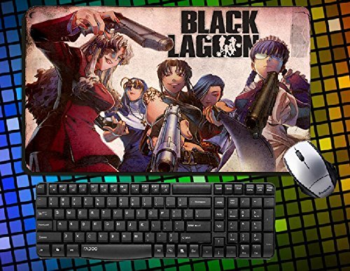 Amazon | ブラックラグーンRevy Largeマウスパッド60 cmx35 cmアニメ