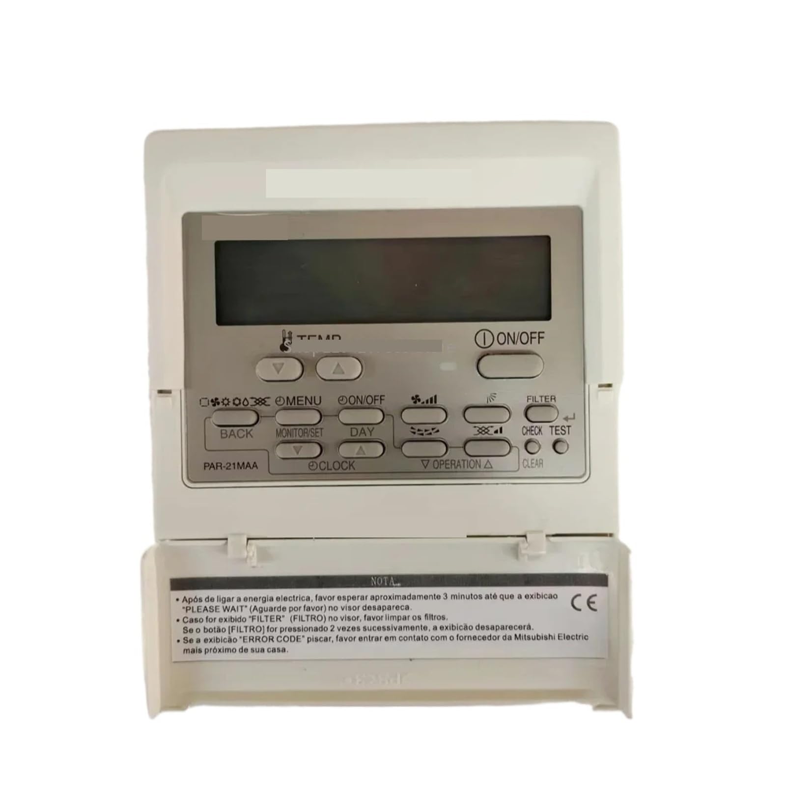 Control remoto de aire acondicionado central PAR-21MAA, compatible con Mitsubishi.(Used PAR-21MAA)
