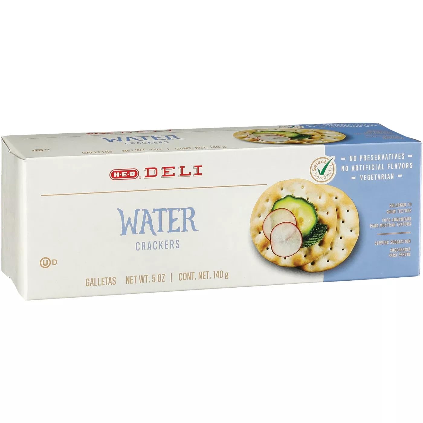 Galletas Deli Water Crackers HEB - 2 cajas