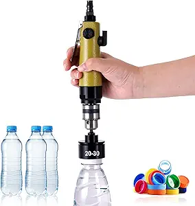 Pneumatic Handheld Bottle Capper for 20-40mm Plastic Caps