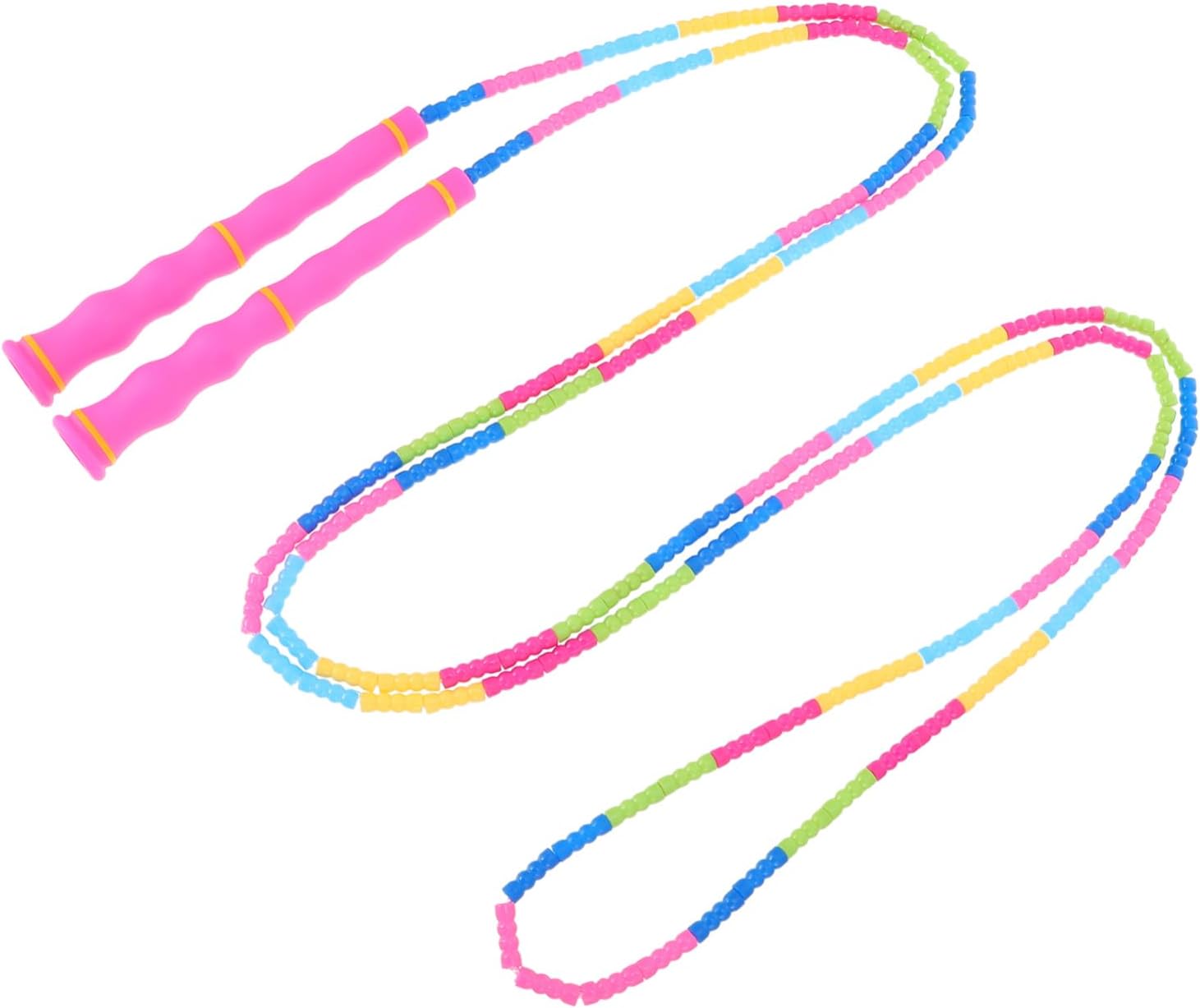 1Pc Skipping Rope for Adults Lightweight Portable Jump Rope with Beaded Handle Design for Exercise and Fitness Training for Home and Outdoor Workouts