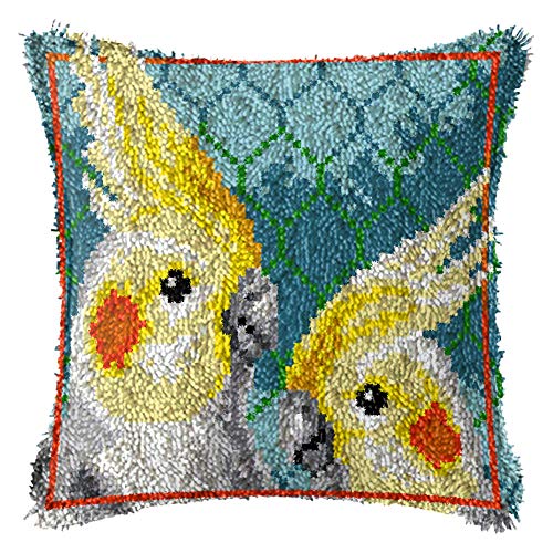 Kit loquet en laine à broder segment 3D canevas tapis enfant