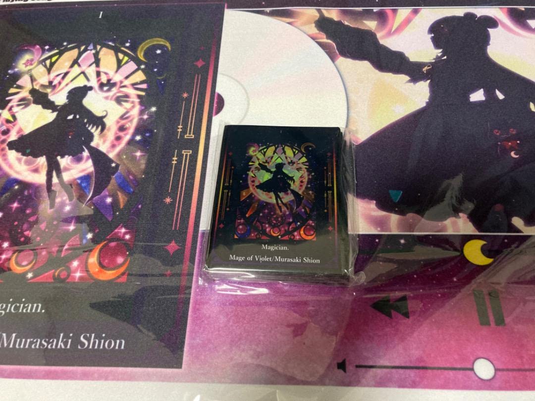 サンパン　ホロライブ　楽曲タロット　スリーブ　プレイマット　紫咲シオン Amazon.co.jp: サンパン スタンダードサイズ カードスリーブ