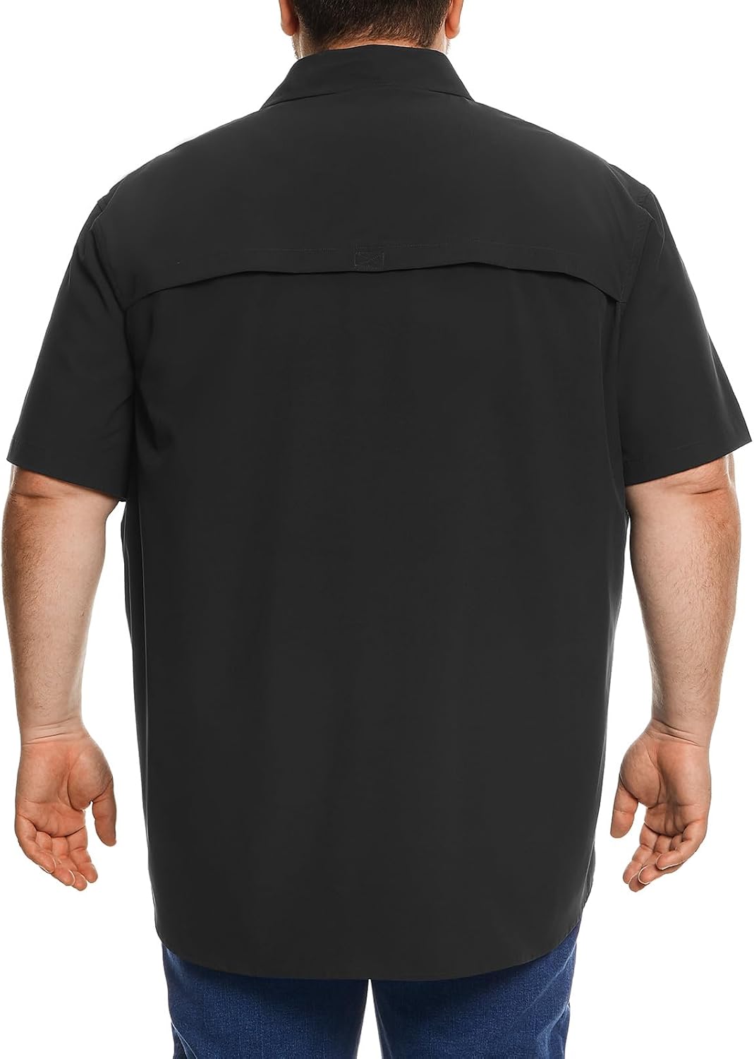 Big and Tall Mens Fishing Shirt UPF 50+ Sun Protection Shirt SPF Quick Dry 2XL-6XL - Image 5