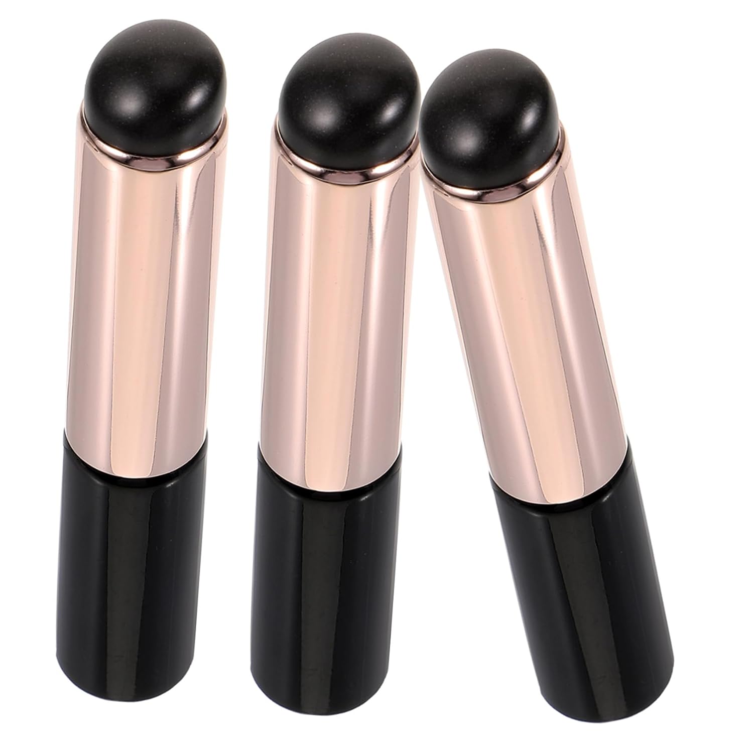 3pcs Silicone Lip Makeup Brush Lip Brush for Lipstick Gloss Balm Concealer Professional Easy to Use