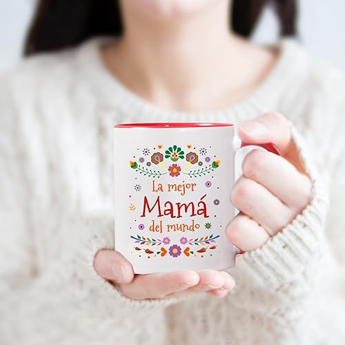 Miniatura 4 de Cabtnca La Mejor Mama Del Mundo, regalos para mamá en español, taza de café para mamá, regalo para mamá, regalos de Navidad para el día de la madre