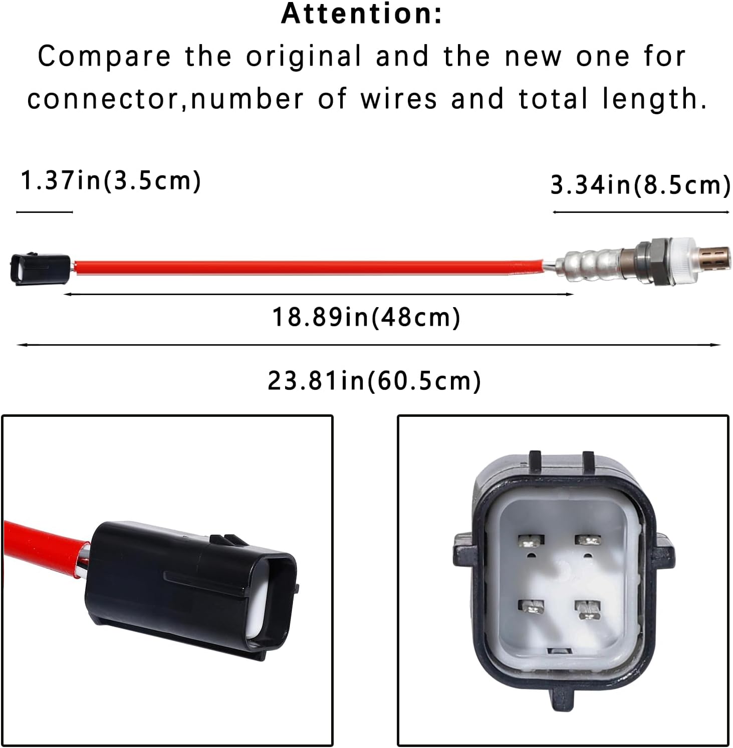 MANATEE 234-4380 2PCS Downstream Left and Right Oxygen O2 Sensor fit for Infiniti EX35 FX35 FX50 G25 G35 G37 M35 M37 M56 Q70, Nissan 350Z 370Z, 2007-2019 226A0-JA10C 226A0-ET000 22690EN200