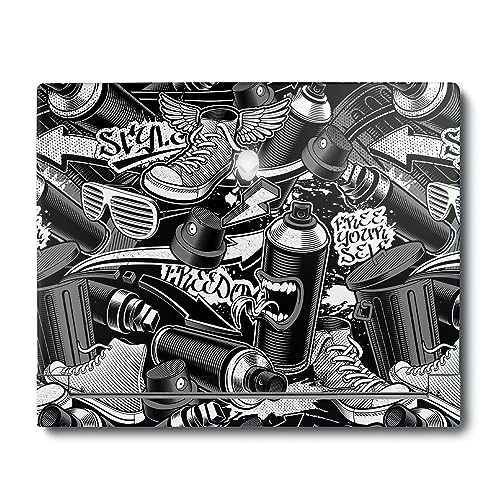 Image of MightySkins Skin Compatible with Alienware X16 R1 (2023) Full Wrap Kit - Mono Hip Hop | Protective, Durable, and Unique Vinyl Decal wrap Cover | Easy to Apply & Change Styles | Made in The USA