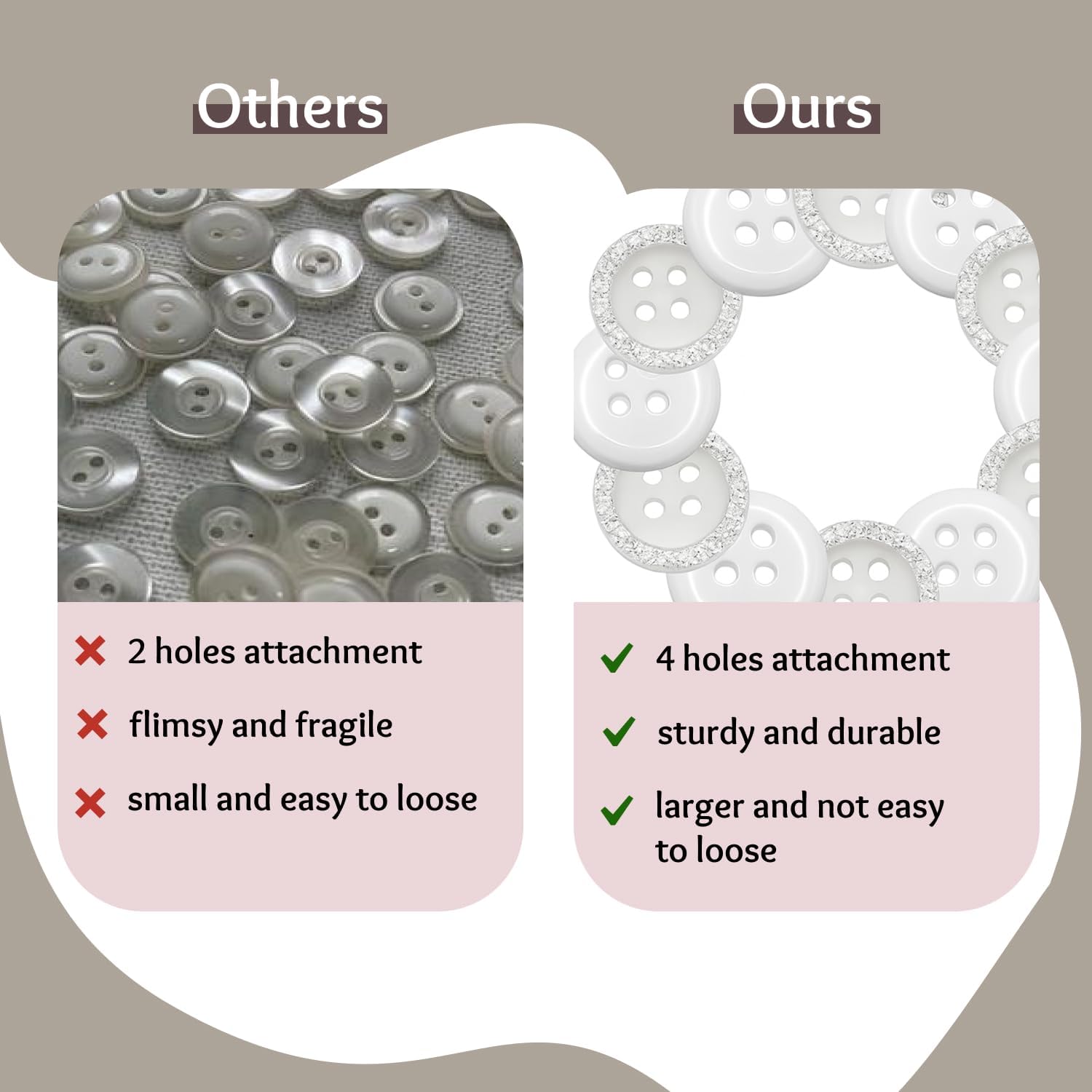 12 Pcs Silver Glitter Buttons for Sewing 0.6 inch Buttons for Dress 4 Hole 24L Round Plastic Sew on Heavy Duty Bulk Ideal for Shirt Skirt Pants Dress Baby Craft DIY Project Decor Clothes - Image 4