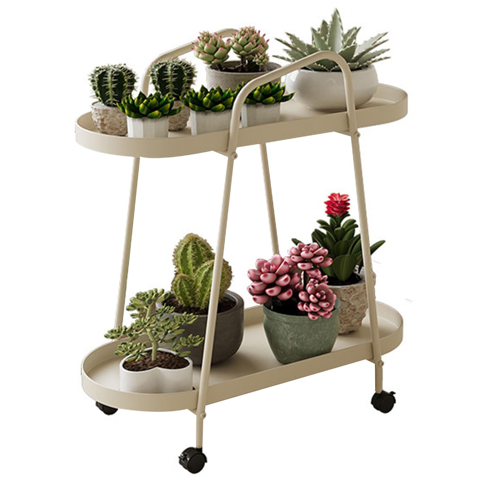 Support à fleurs mobile pour libérer l'espace au sol, étagère de rangement plantes et balcons