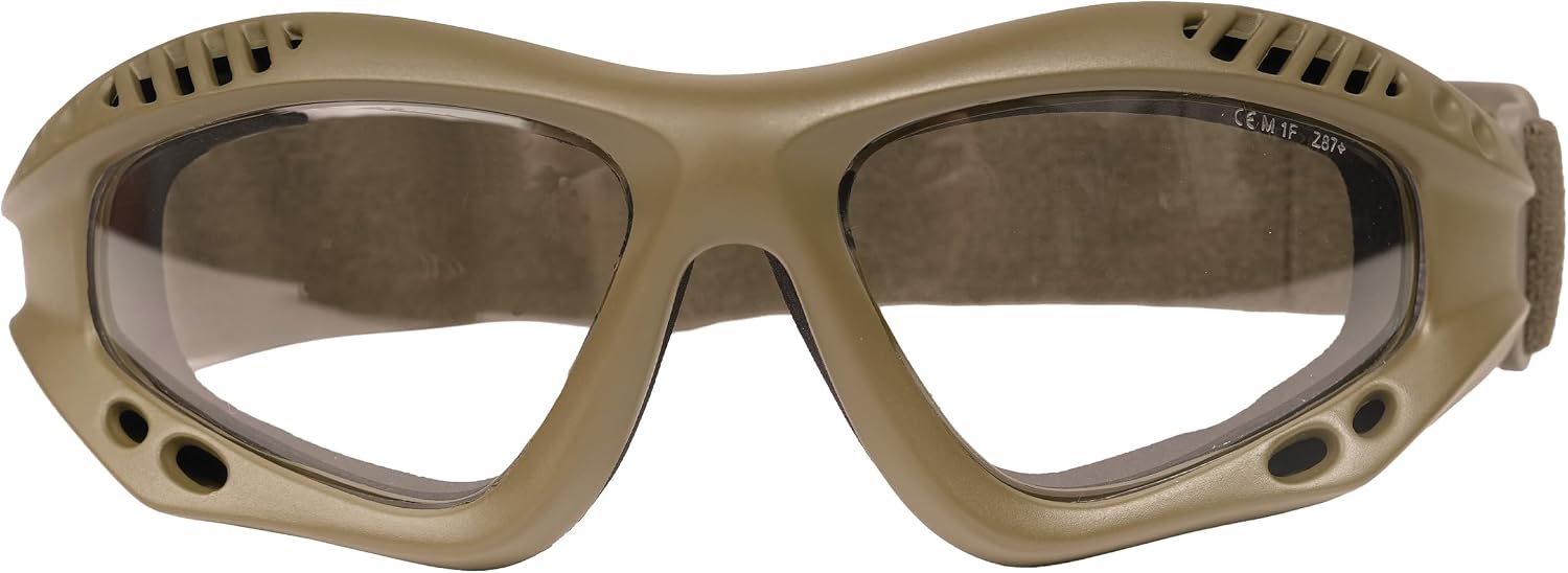 Rothco ANSI Rated Protective Goggles, UV400 Safety Eyewear | Durable Polycarbonate Lenses, Anti-Scratch Coating, Ideal For Riding, Range Use & Outdoor Adventures