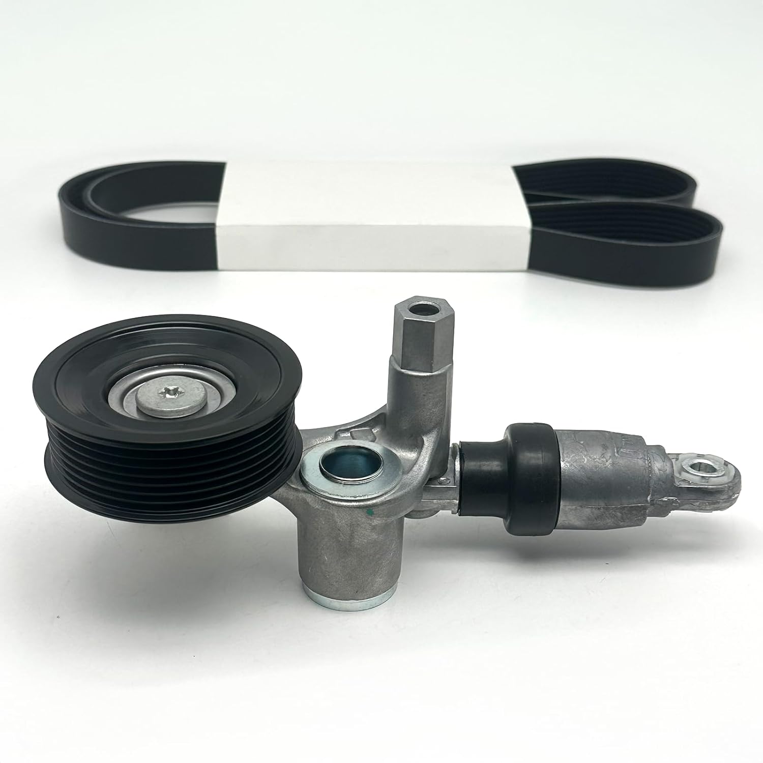 Engine Belt Tensioner with Serpentine Belt Fits 2013-2017 Honda Accord,2015-2019 CR-V,2016-2024 Civic(Without Type R),2023-2025 HRV,2015-2020 Acura TLX,2016-2022 ILX L4 2.0L 2.4L