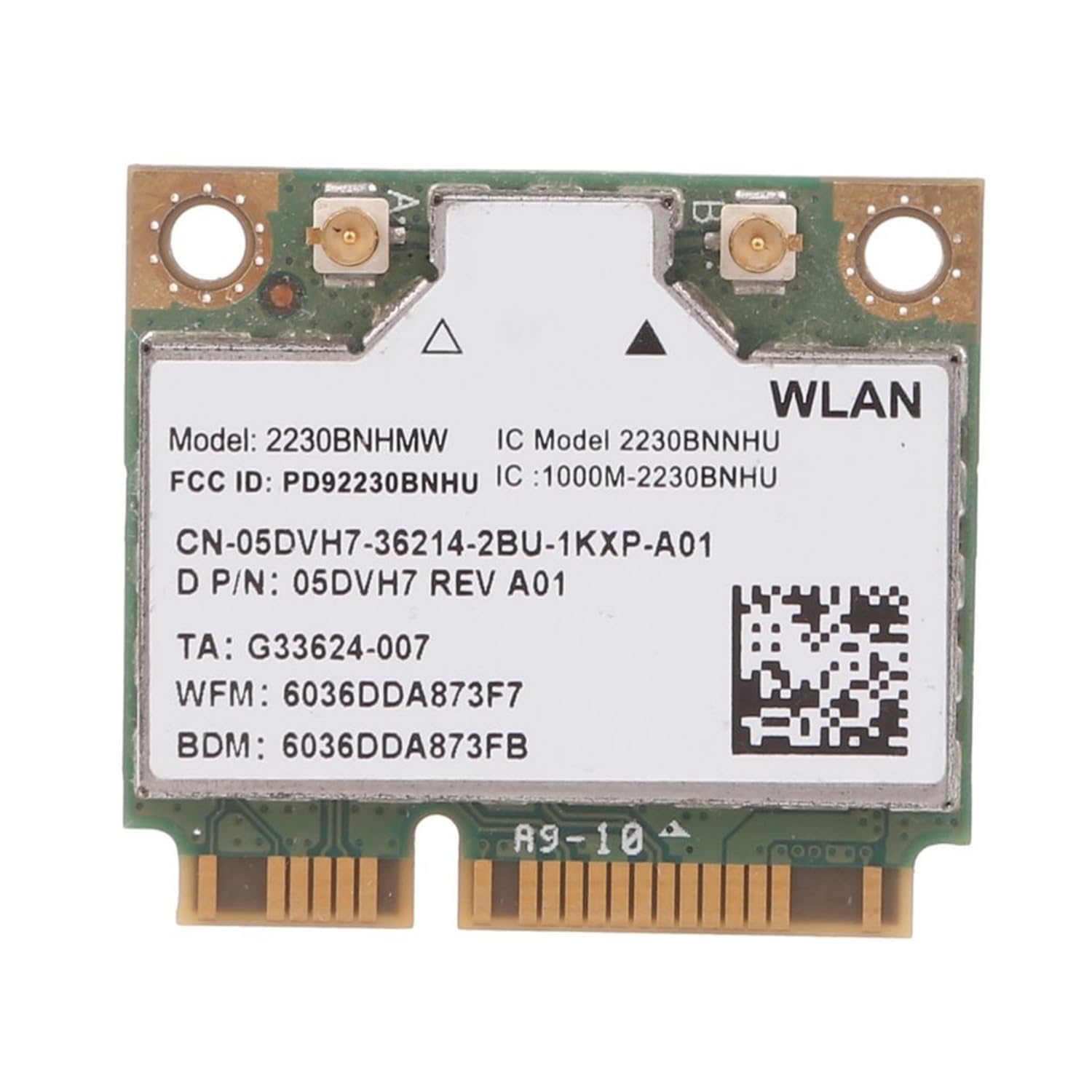 Legacy Mini-PCIe Wi-Fi Card for Intel 2230 | Half Mini PCIe Network Card | 300 Mbps with Bluetooth Support | HMC WLAN Replacement Part 2230BNH Wi-Fi Card 2230BNHMW