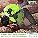 Forestry Safety Helmet Chainsaw Helmet with Mesh Face Shield and Ear Muffs 3 in 1 Forestry Hard Hat