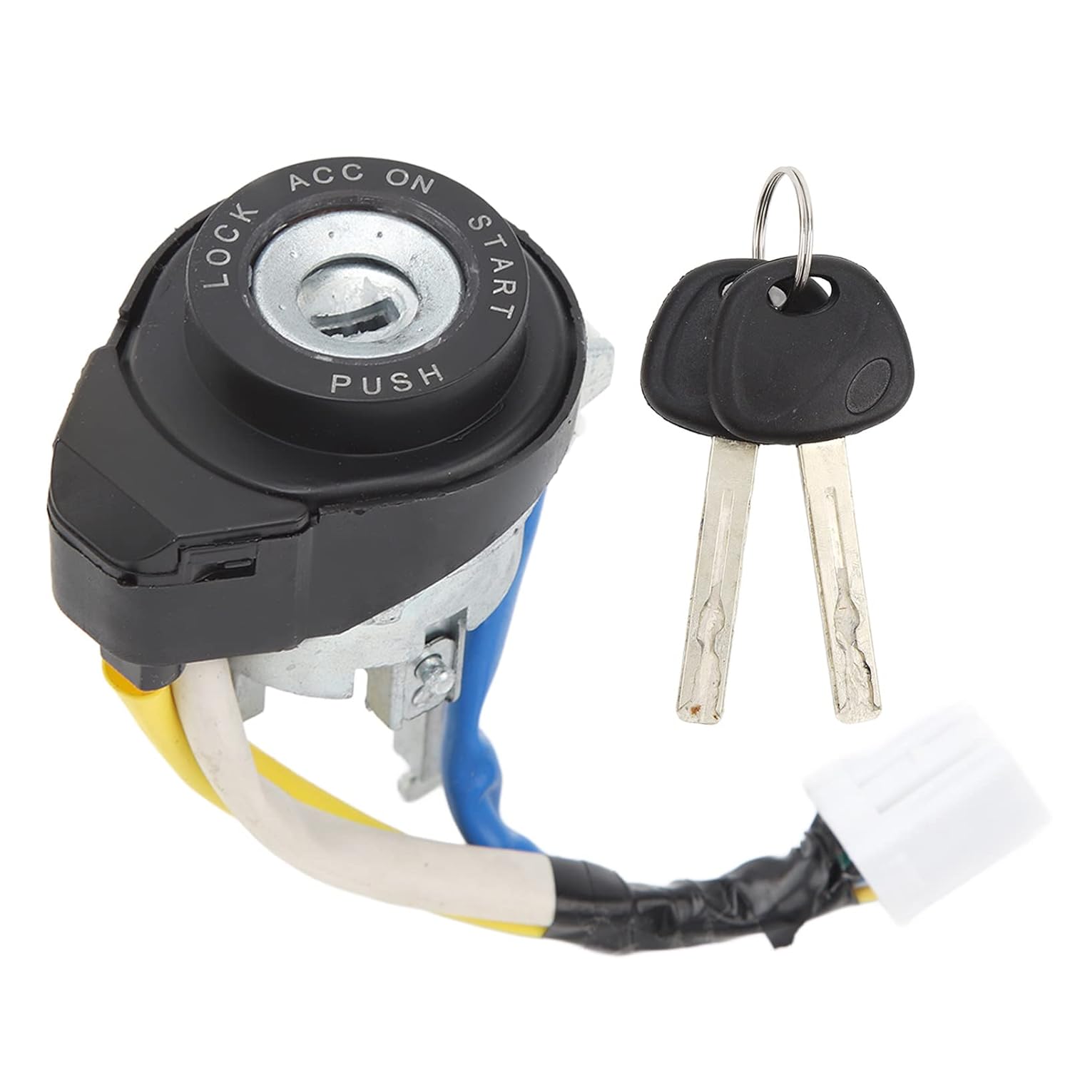 Ignition Lock Cylinder, Ignition Switch Lock Cylinder Ignition Switch with Key 81900 1WK00 with Keys Aluminum ABS for Optima Rio