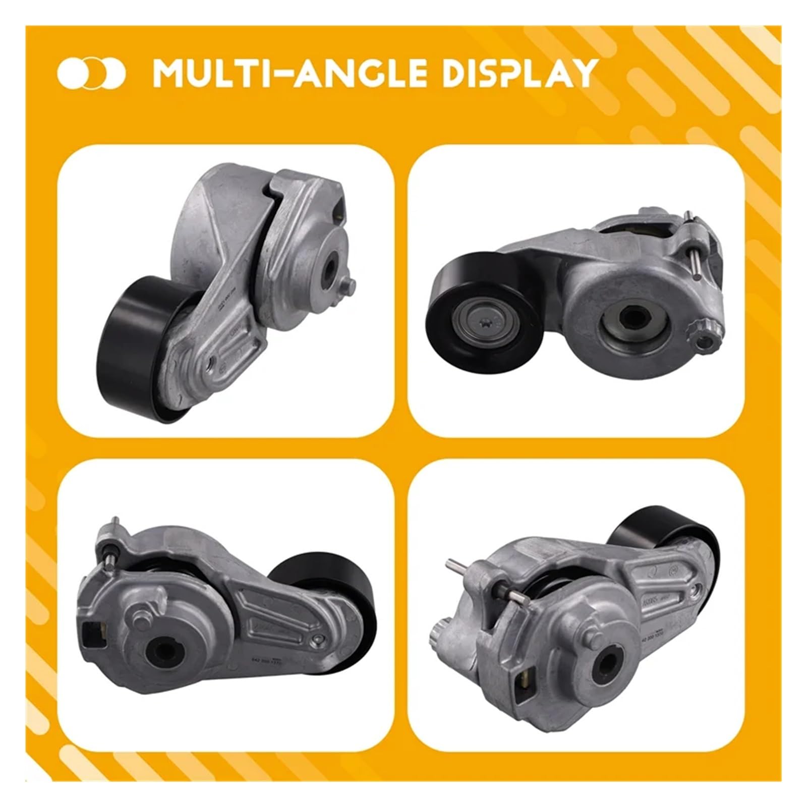 AB16-A6422001370 Tenditore puleggia cinghia auto compatibile per Benz CLE CLK E ML R Sprinter compatibile per Jeep Cherokee 2005-2020 A6422000070