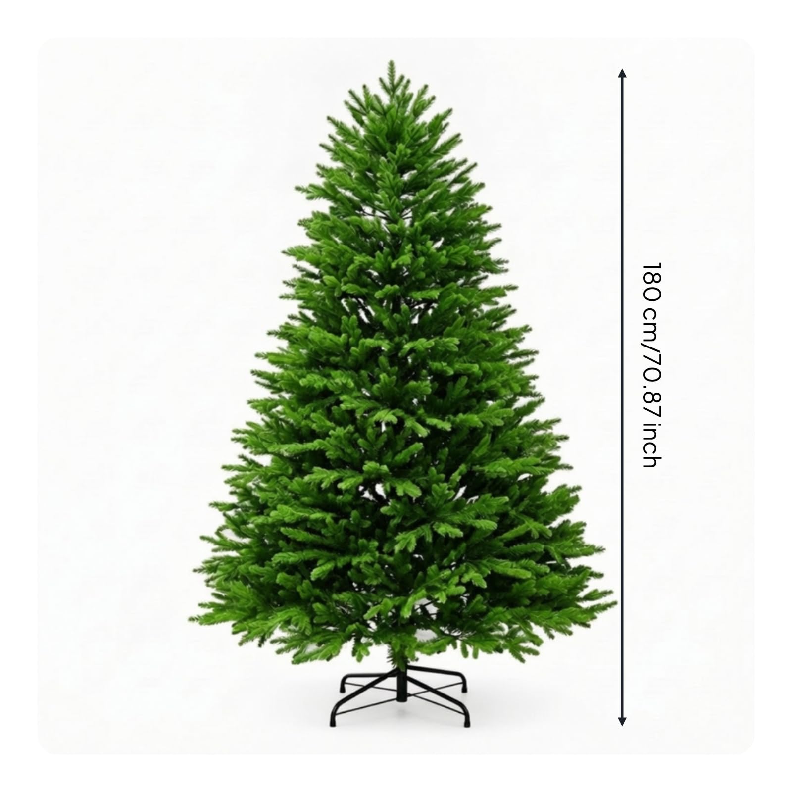 rockible Realistisch künstlich Weihtsbaum, 1,8 Meter