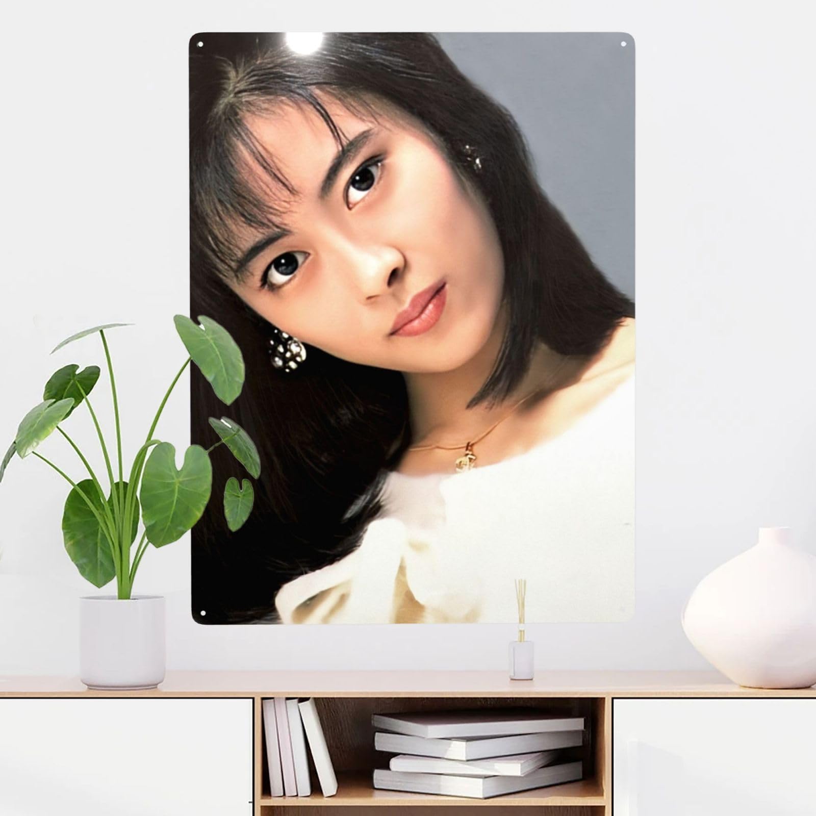 Amazon.co.jp: 中山美穂 ブリキの装飾画 壁飾りブリキの絵 アート