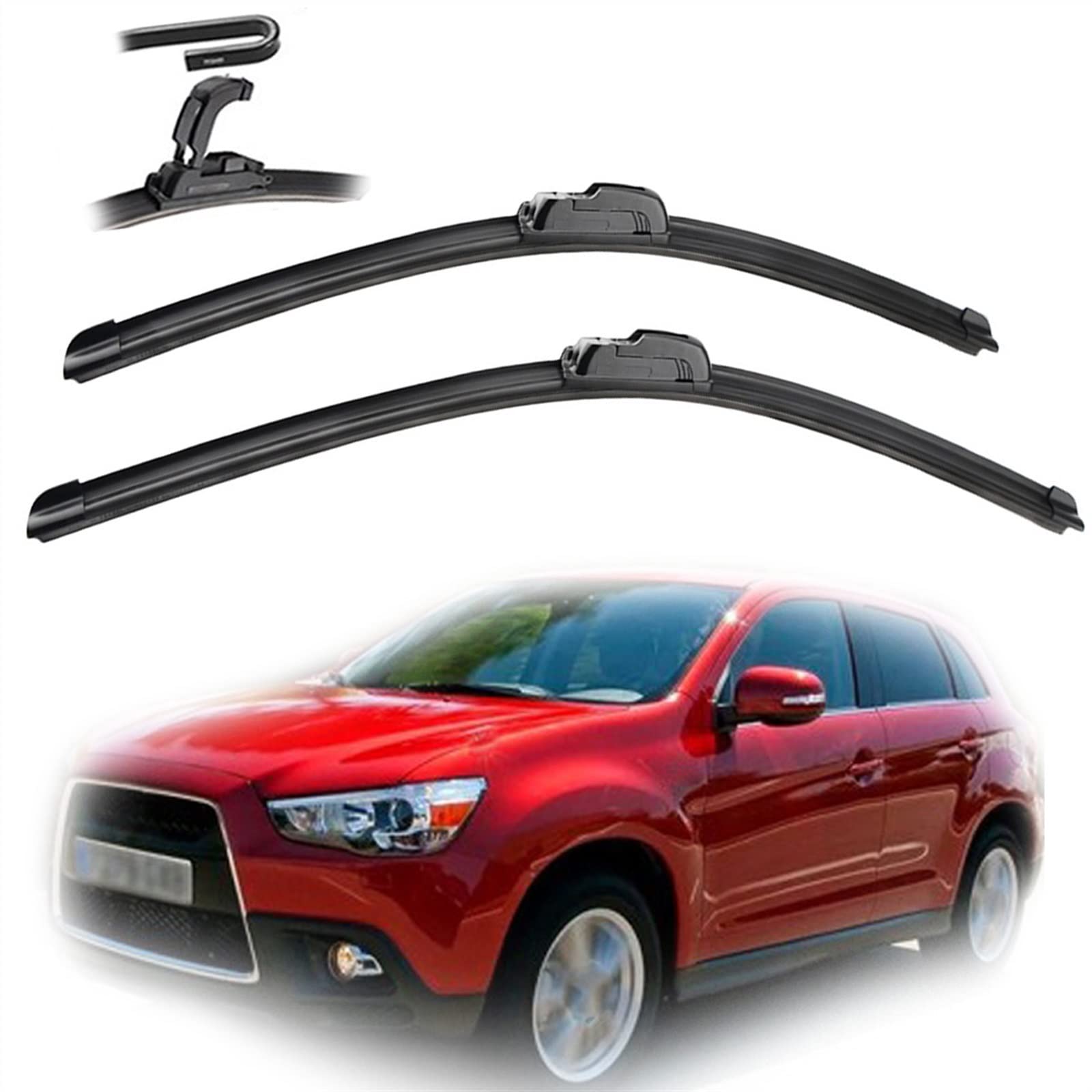 Balais d'essuie-glace avant 24"+21" pour Mitsubishi ASX RVR 2011-2020