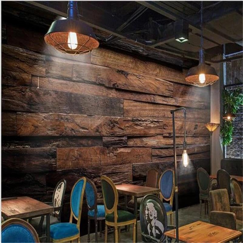 Papier peint salon effet bois pour créer une ambiance chaleureuse en chambre