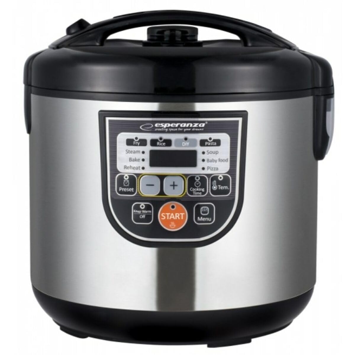 Esperanza EKG011 Multicooker Cooking 5 L 860 W Black Metallic